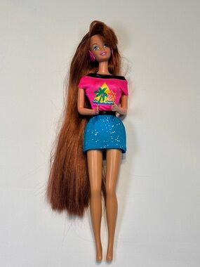 Vintage 1993 Glitter Hair Barbie (Mattel #10968)